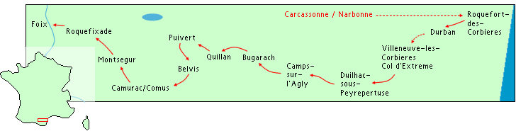 map cathars